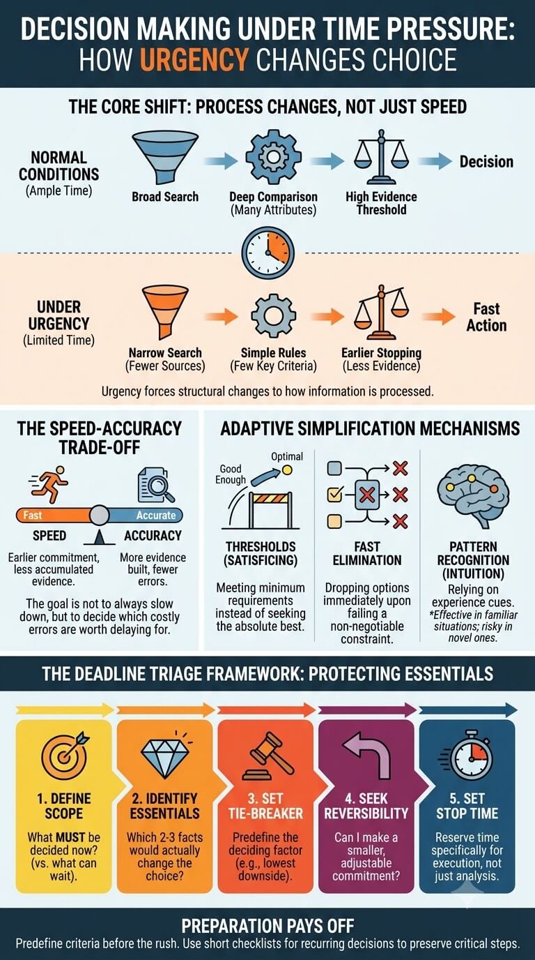 Decision Making Under Time Pressure