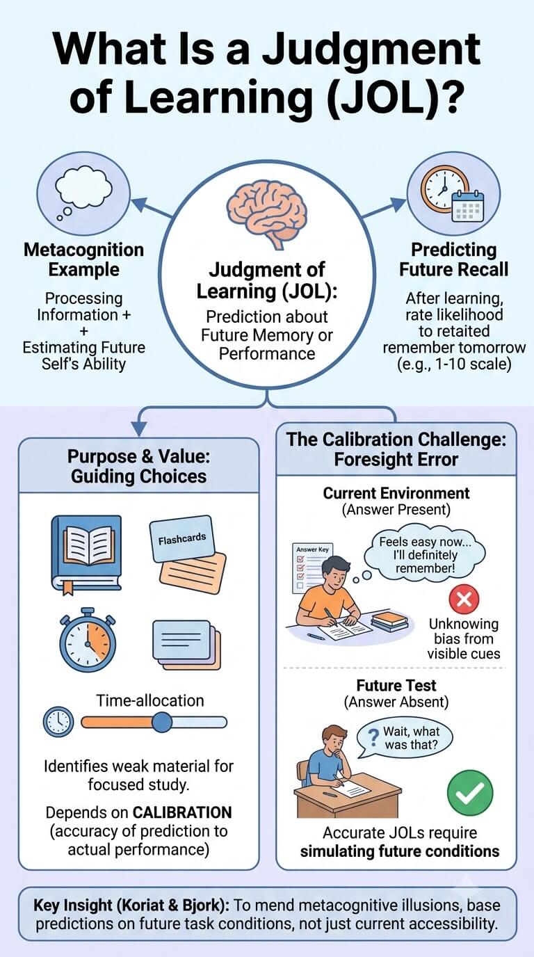 What Is a Judgment of Learning?