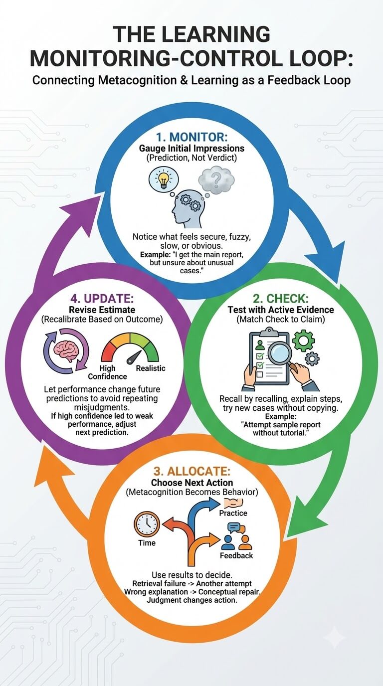 The Learning Monitoring-Control Loop