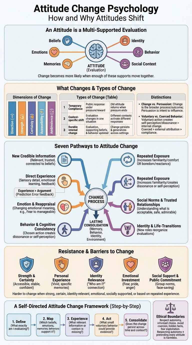 Attitude Change Psychology: How Attitudes Shift