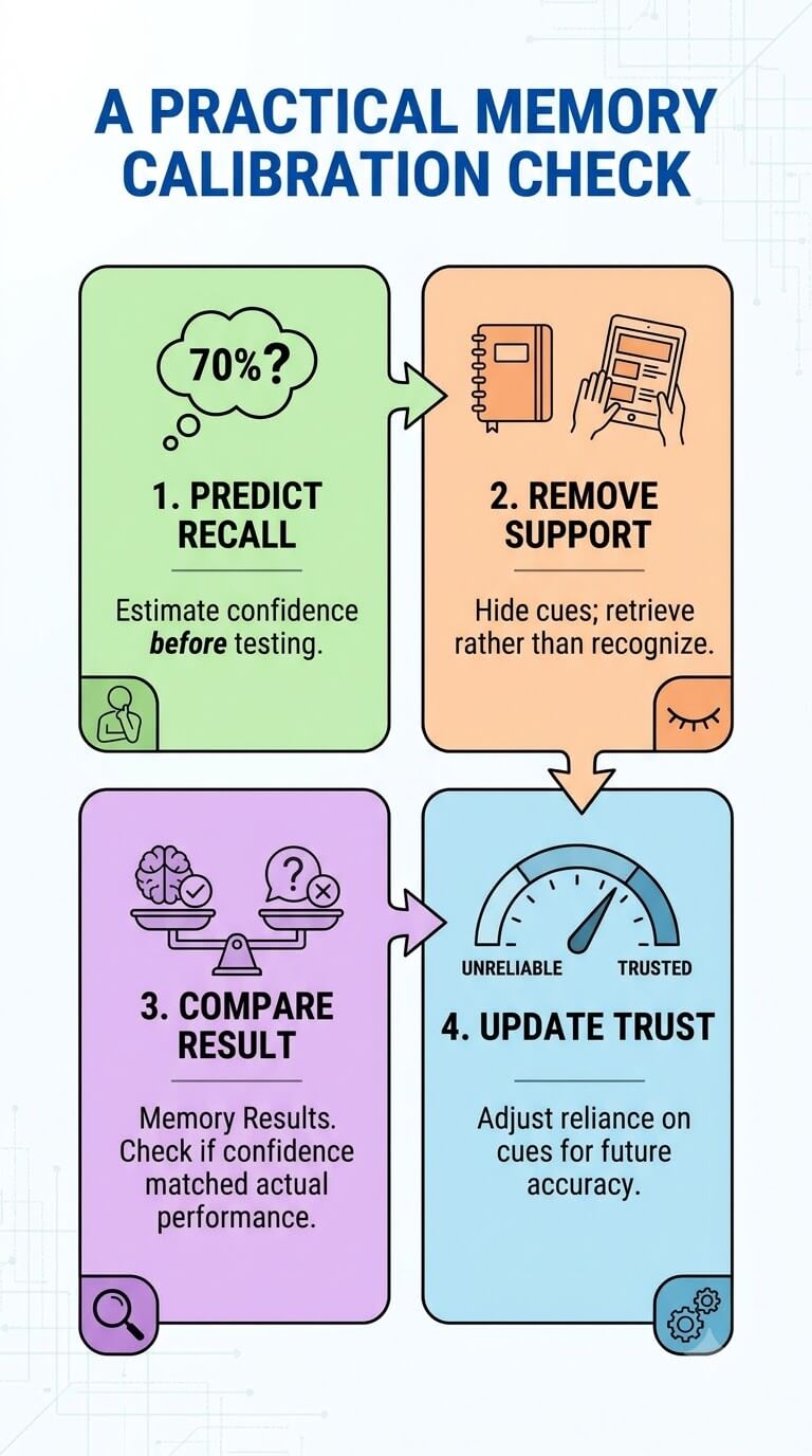 A Practical Memory Calibration Check