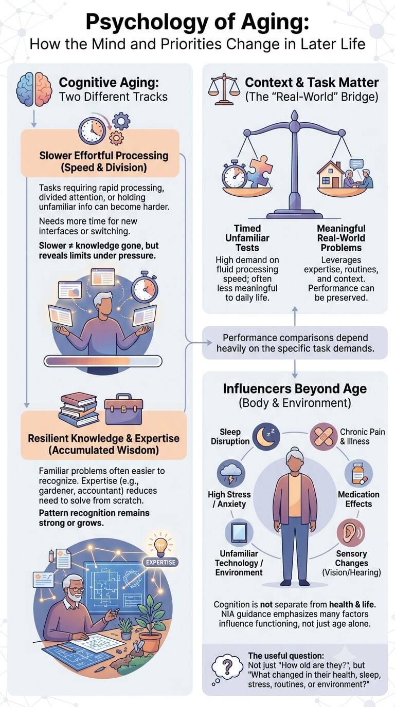 Cognitive Aging Is Not One Single Process