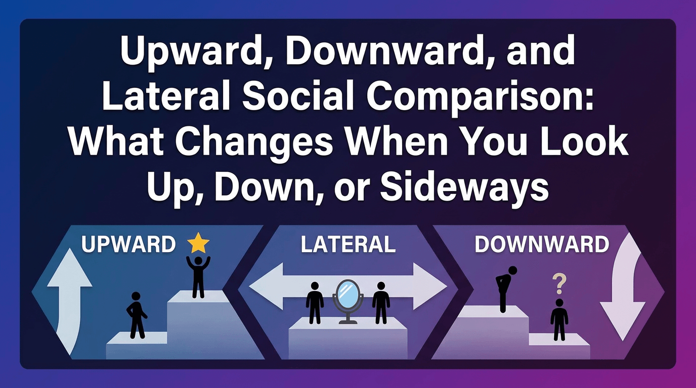 Upward, Downward, and Lateral Social Comparison: What Changes When You Look Up, Down, or Sideways