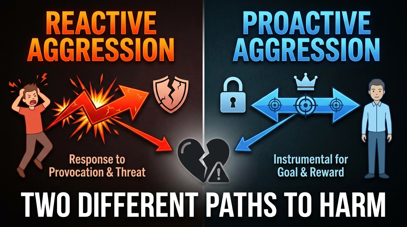 Reactive vs Proactive Aggression: Two Different Paths to Harm thumbnail