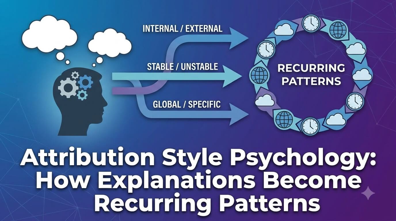 Attribution Style Psychology: How Explanations Become Recurring Patterns