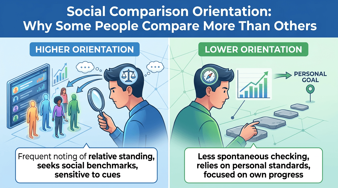 Social Comparison Orientation: Why Some People Compare More Than Others thumbnail