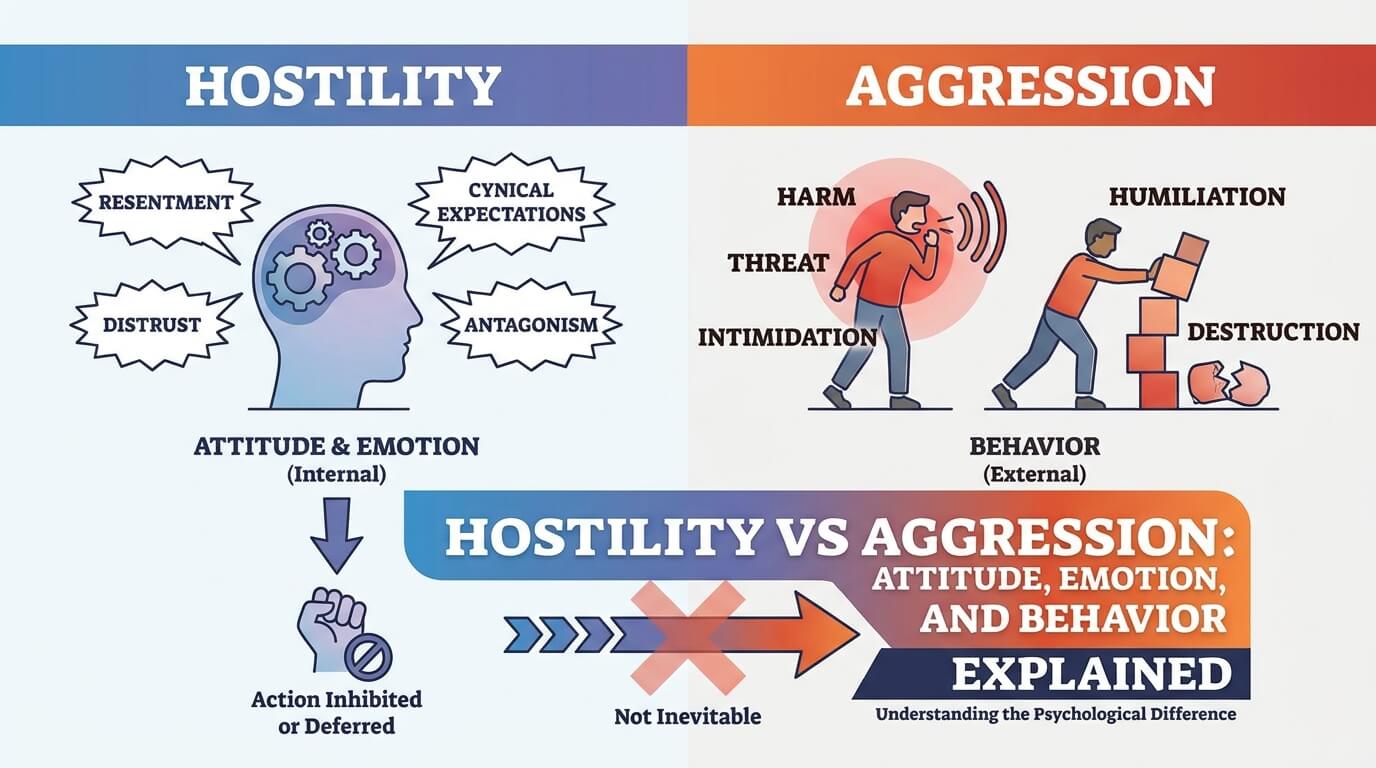 Hostility vs Aggression: Attitude, Emotion, and Behavior Explained thumbnail
