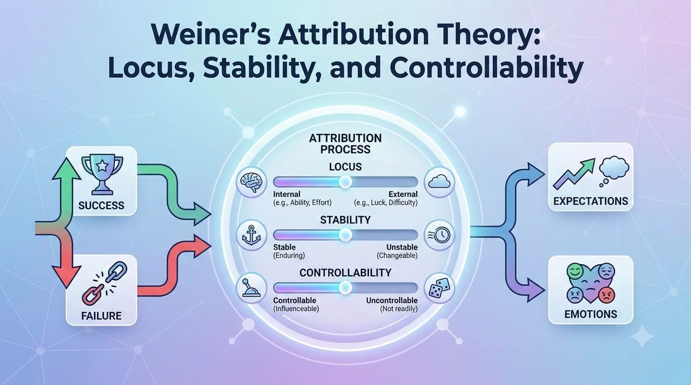 Weiner's Attribution Theory: Locus, Stability, and Controllability thumbnail