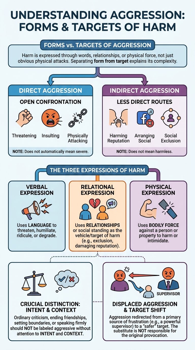 Forms and Targets of Aggression