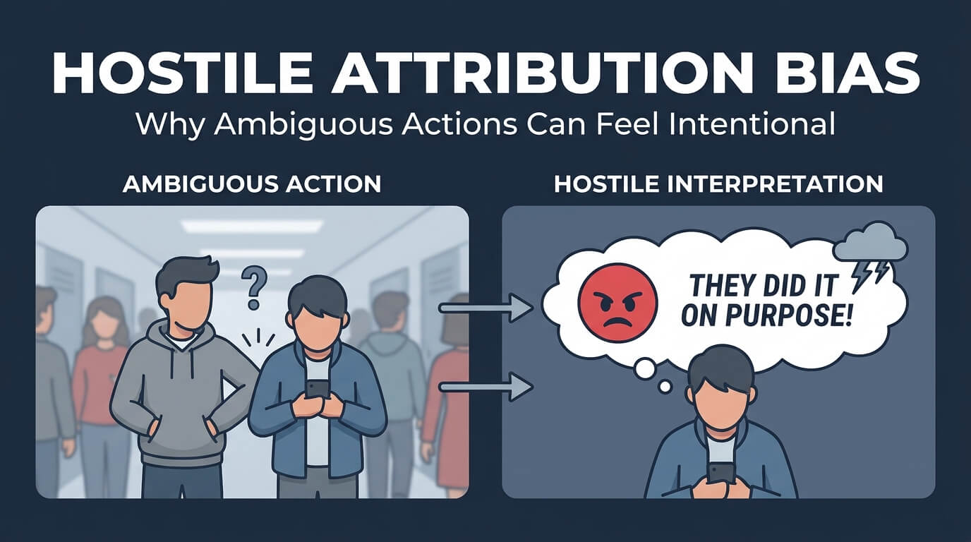 Hostile Attribution Bias: Why Ambiguous Actions Can Feel Intentional thumbnail