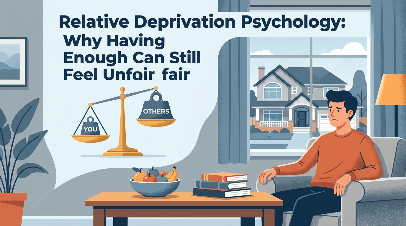 Relative Deprivation Psychology: Why Having Enough Can Still Feel Unfair