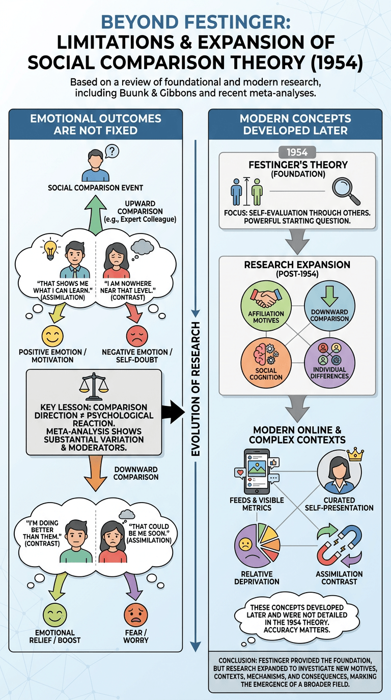From the Original Theory to Later Social Comparison Research