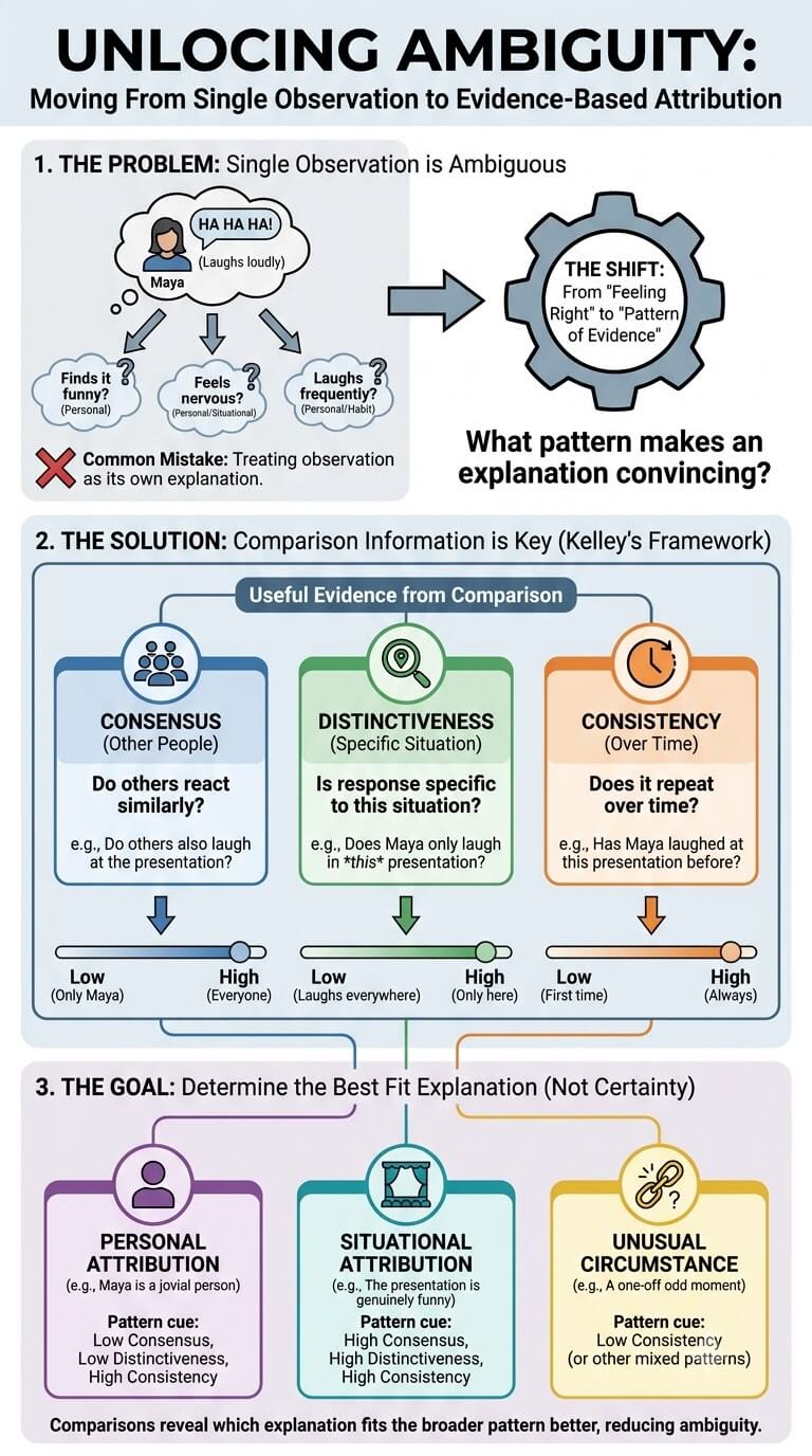 From Person vs Situation to Evidence About Causes