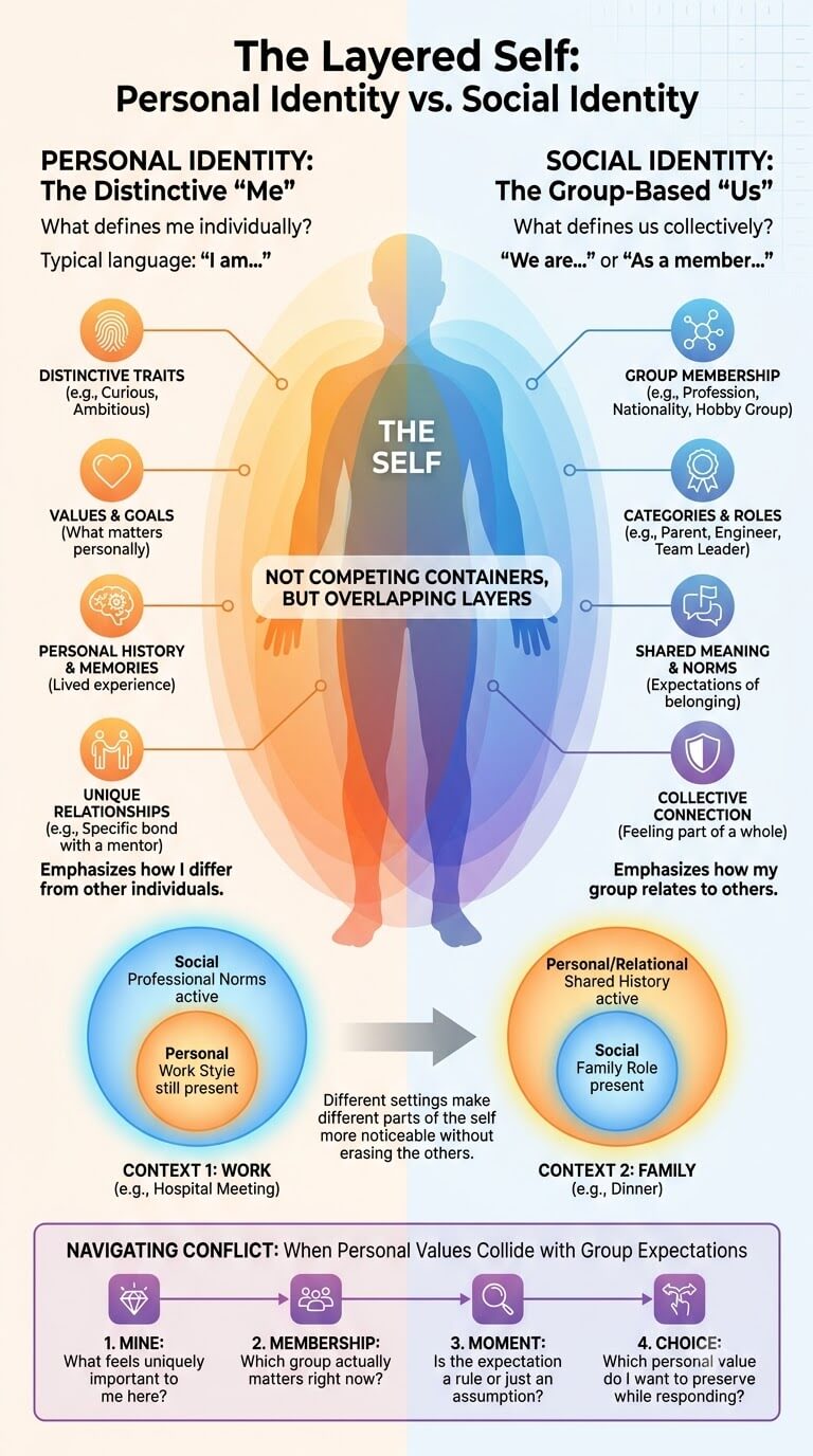 Personal Identity vs Social Identity