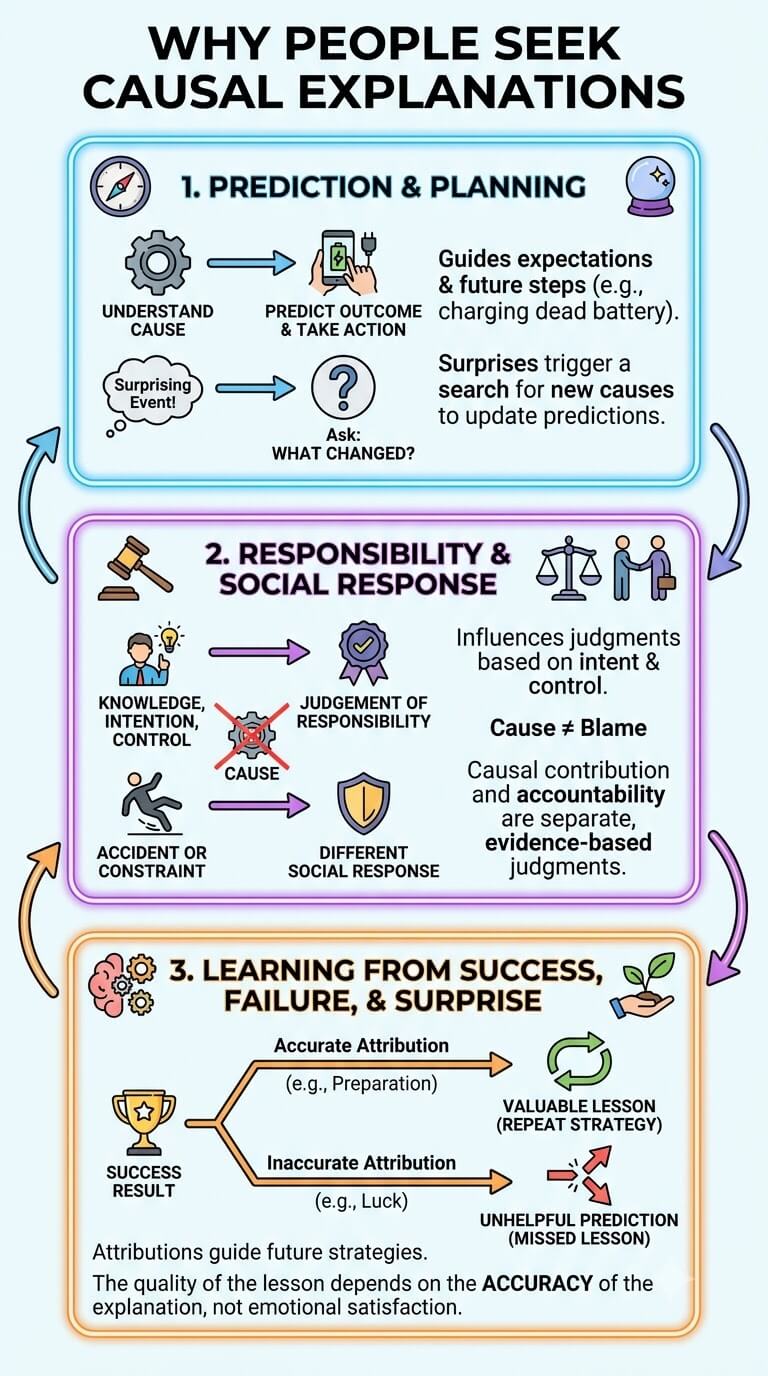 Why People Seek Causal Explanations