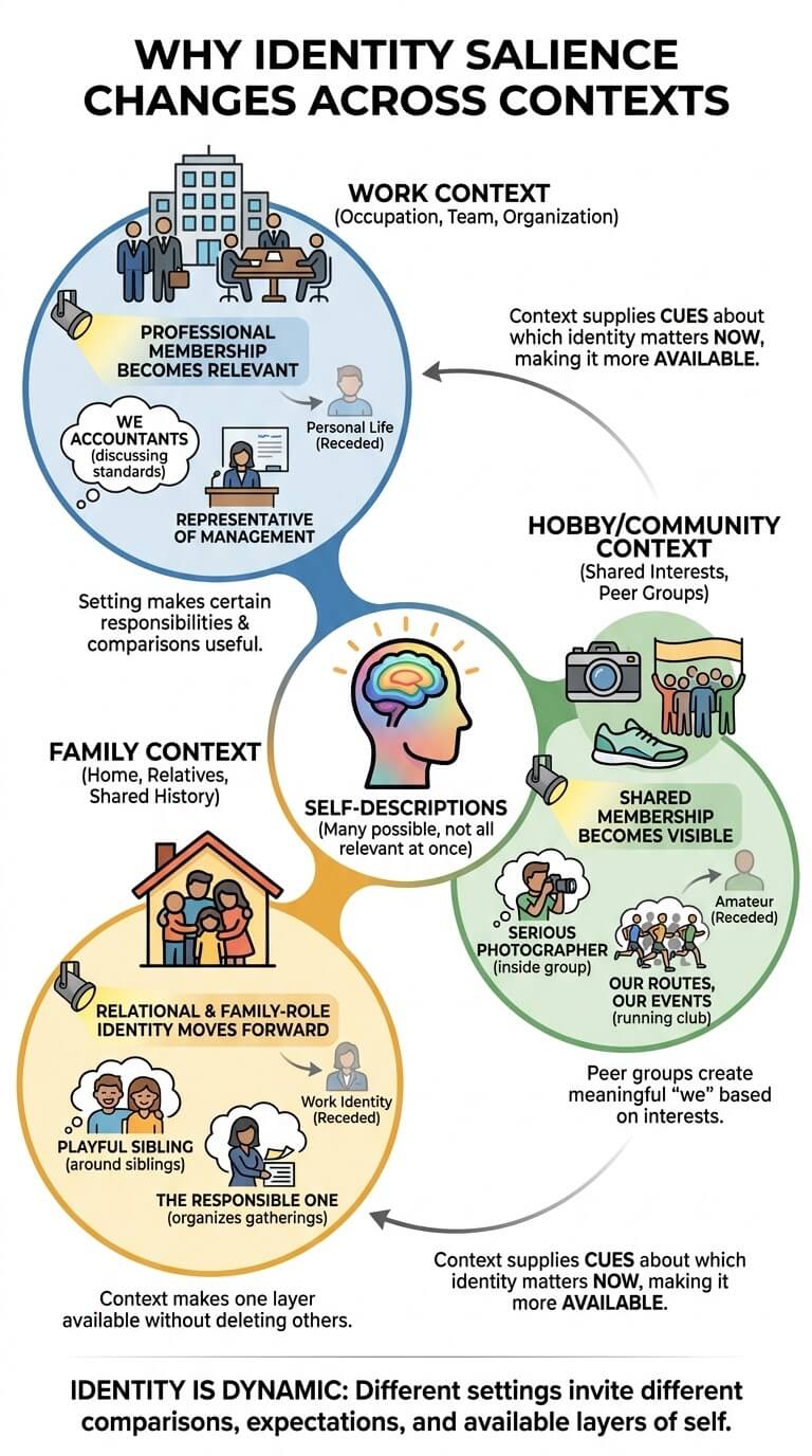 Why Identity Salience Changes Across Contexts