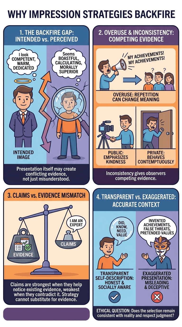 Why Impression Strategies Backfire