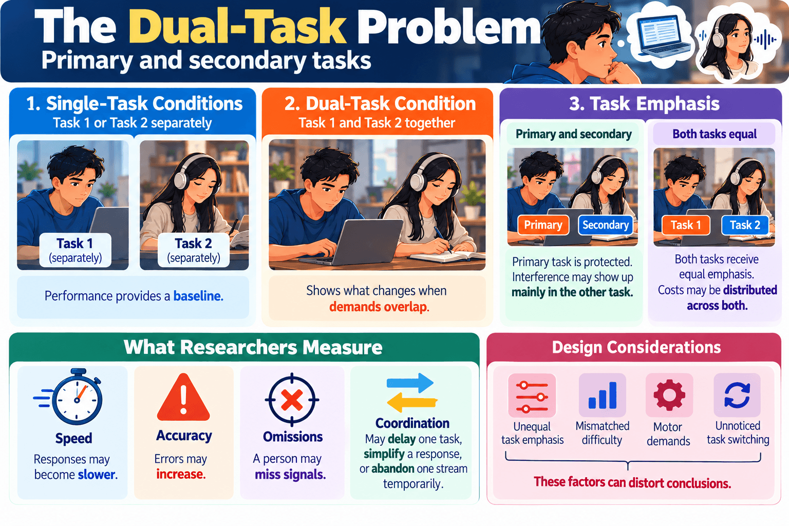 The Dual-Task Problem
