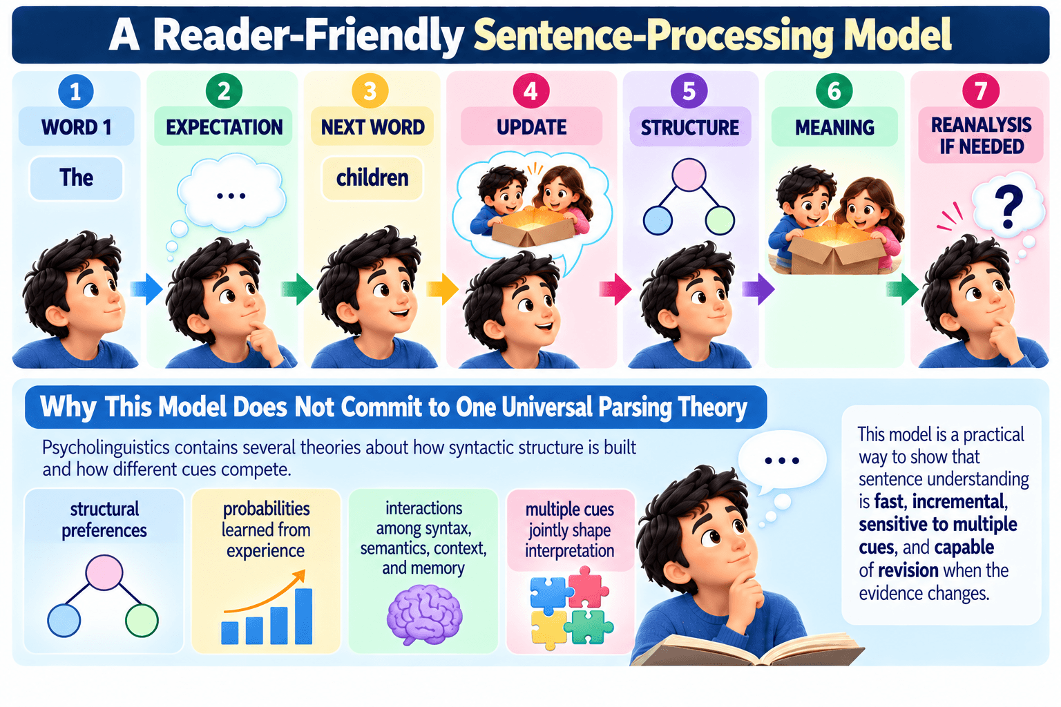 A Reader-Friendly Sentence-Processing Model