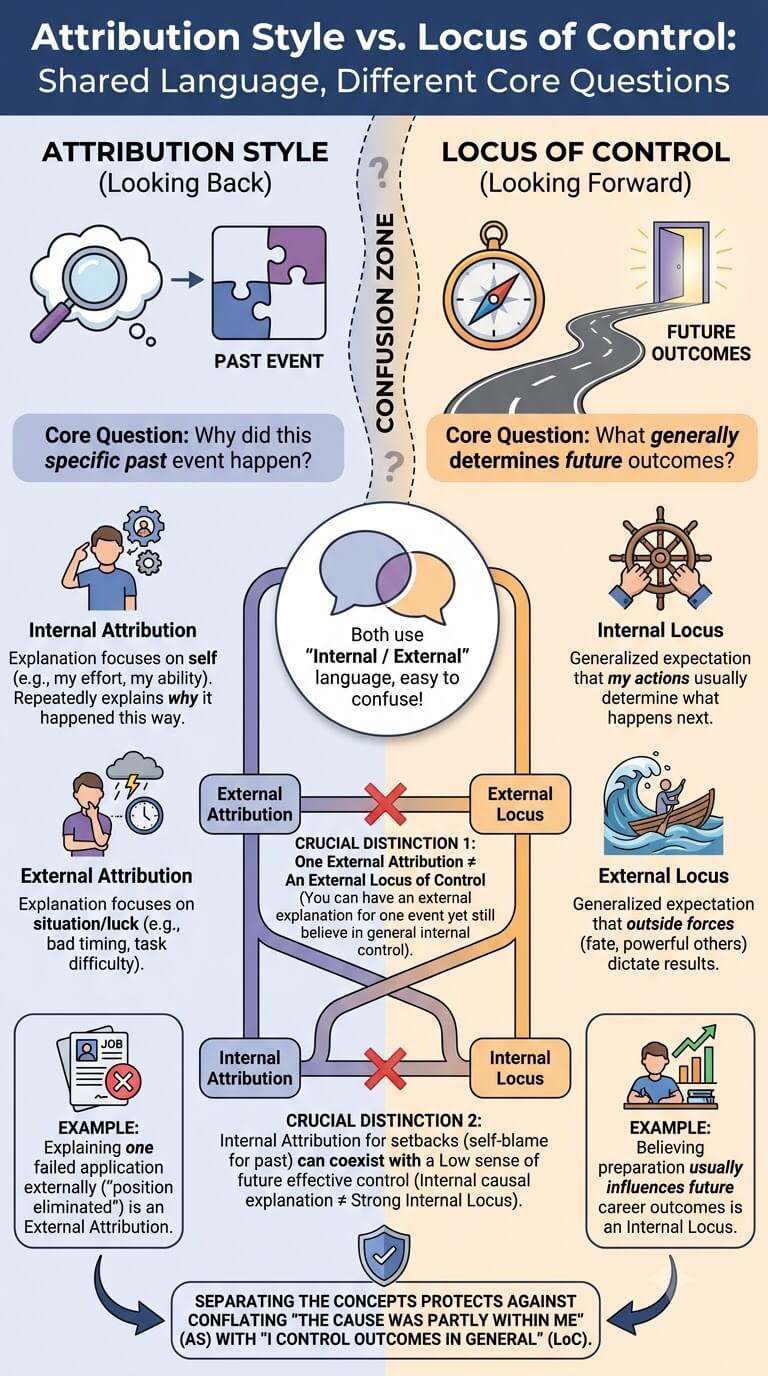 Attribution Style vs Locus of Control