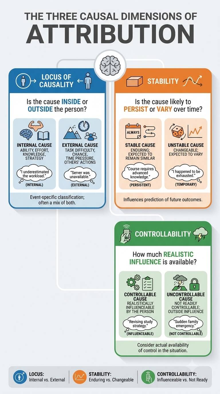 The Three Causal Dimensions