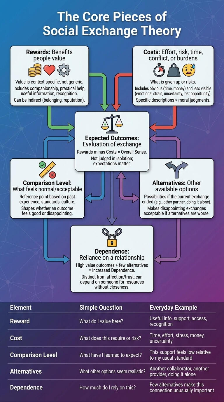 The Core Pieces of Social Exchange Theory