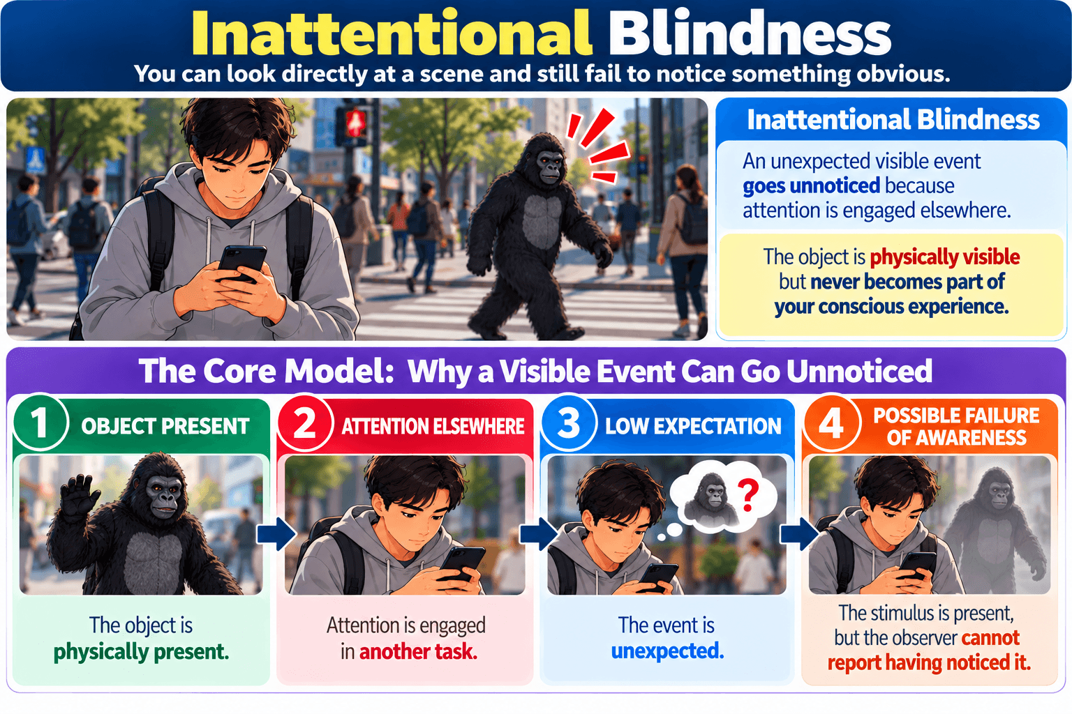 Inattentional Blindness Psychology
