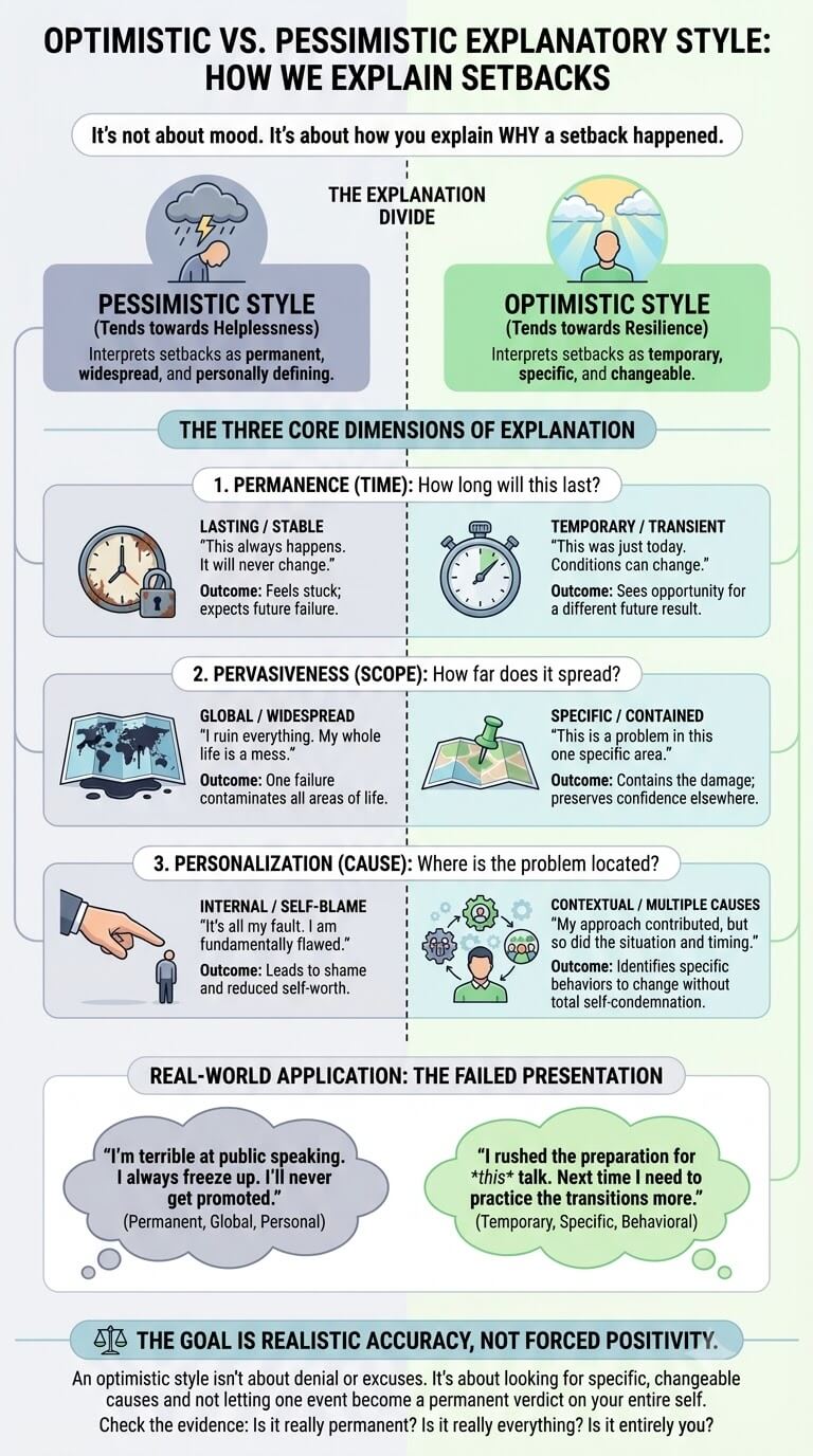 Optimistic vs Pessimistic Explanatory Style
