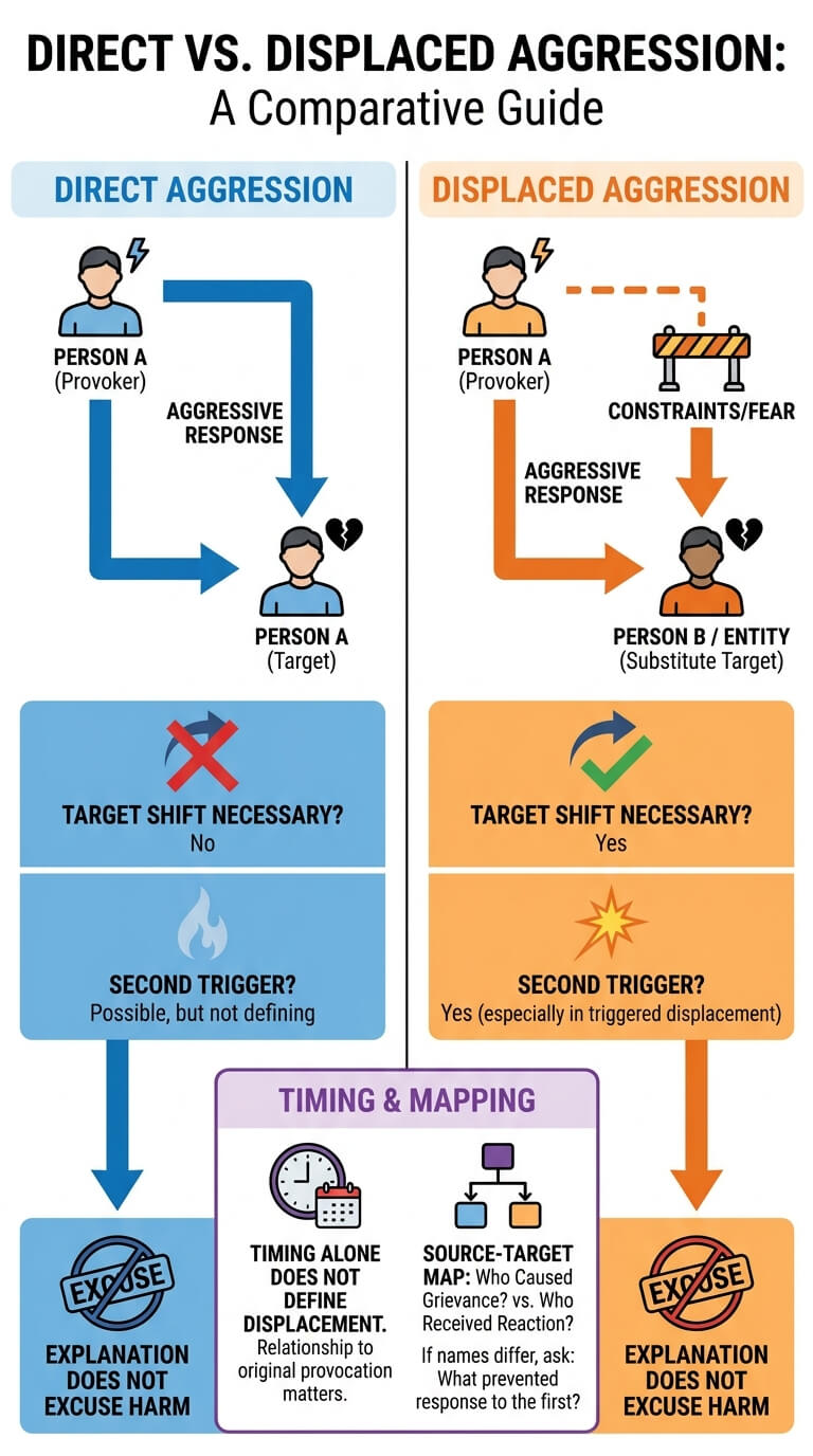 Direct Aggression vs Displaced Aggression