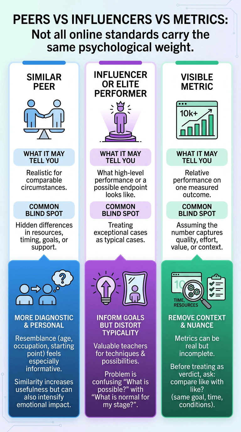 Peers vs Influencers vs Metrics