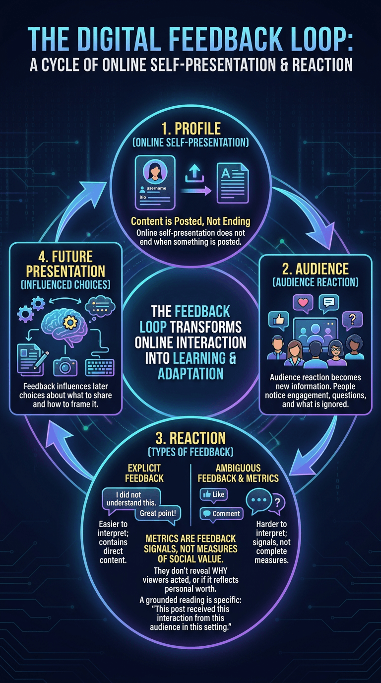 The Digital Feedback Loop: Profile → Audience → Reaction → Future Presentation