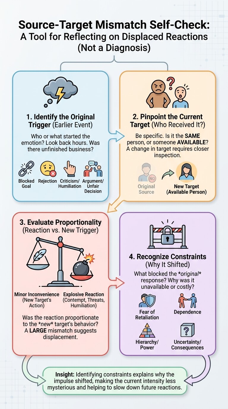 A Source-Target Mismatch Self-Check