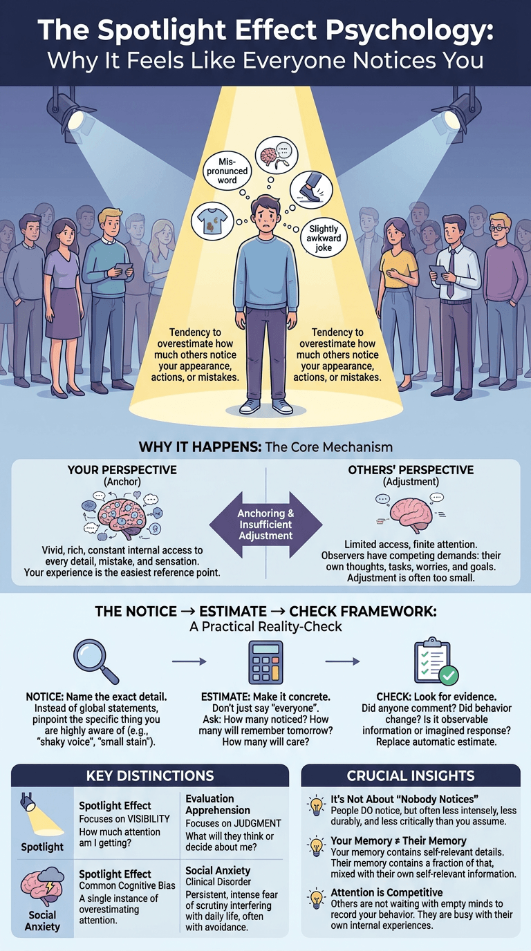 Spotlight Effect Psychology