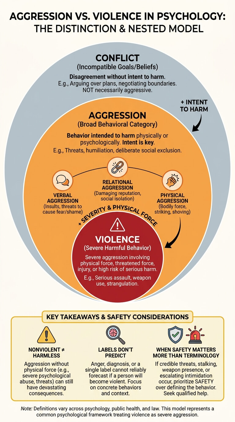 Aggression vs Violence