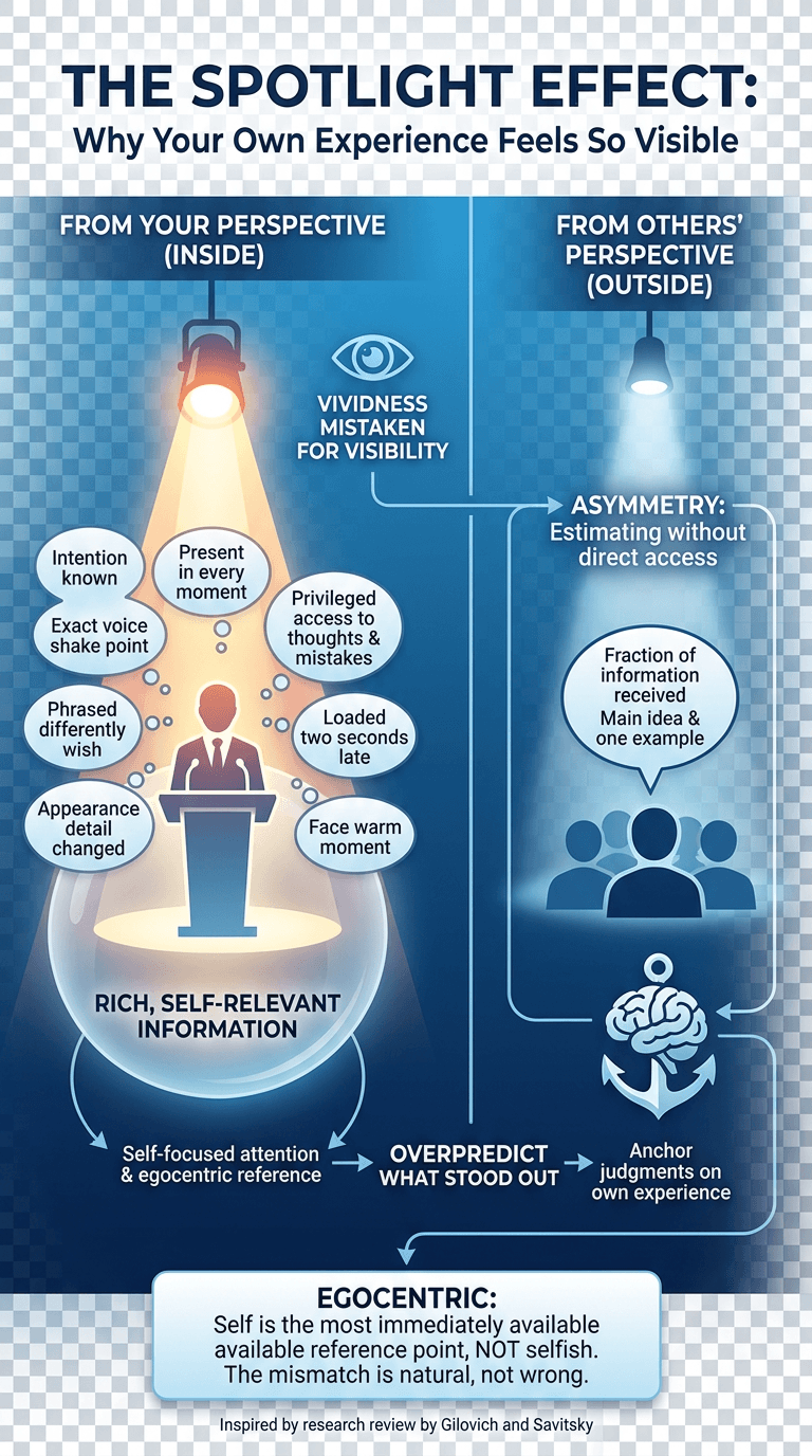 Why Your Own Experience Feels So Visible