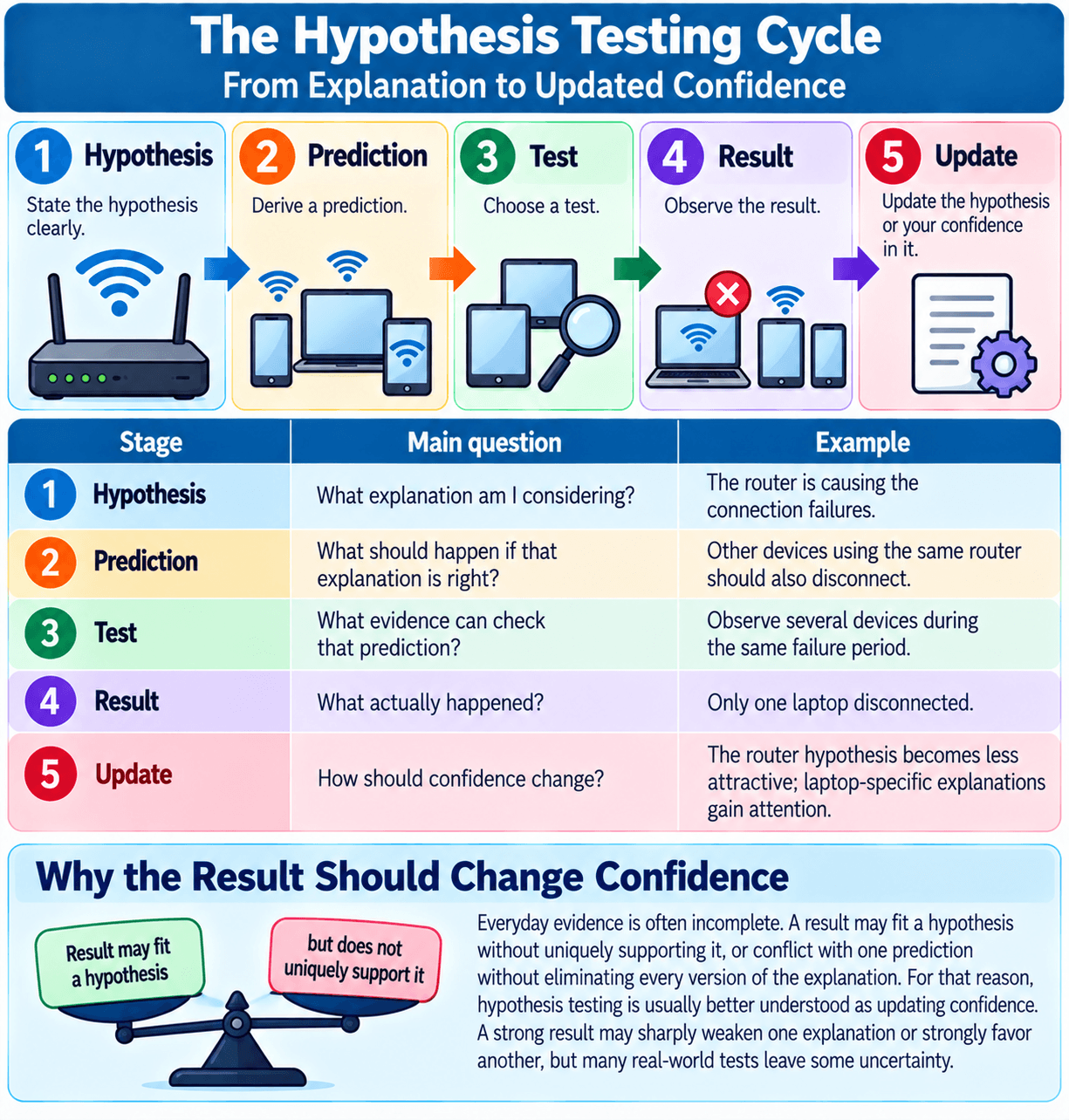 The Hypothesis Testing Cycle