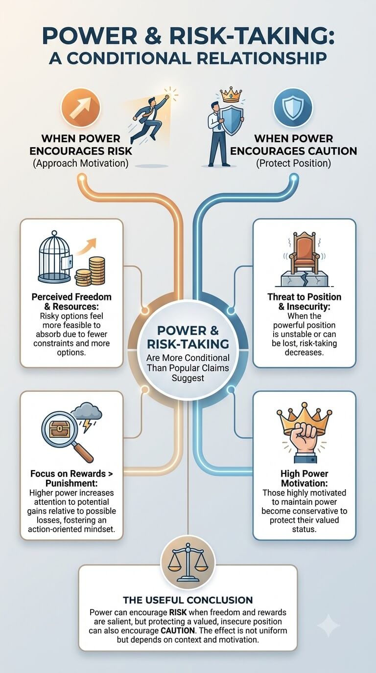 Power and Risk-Taking Are More Conditional Than Popular Claims Suggest