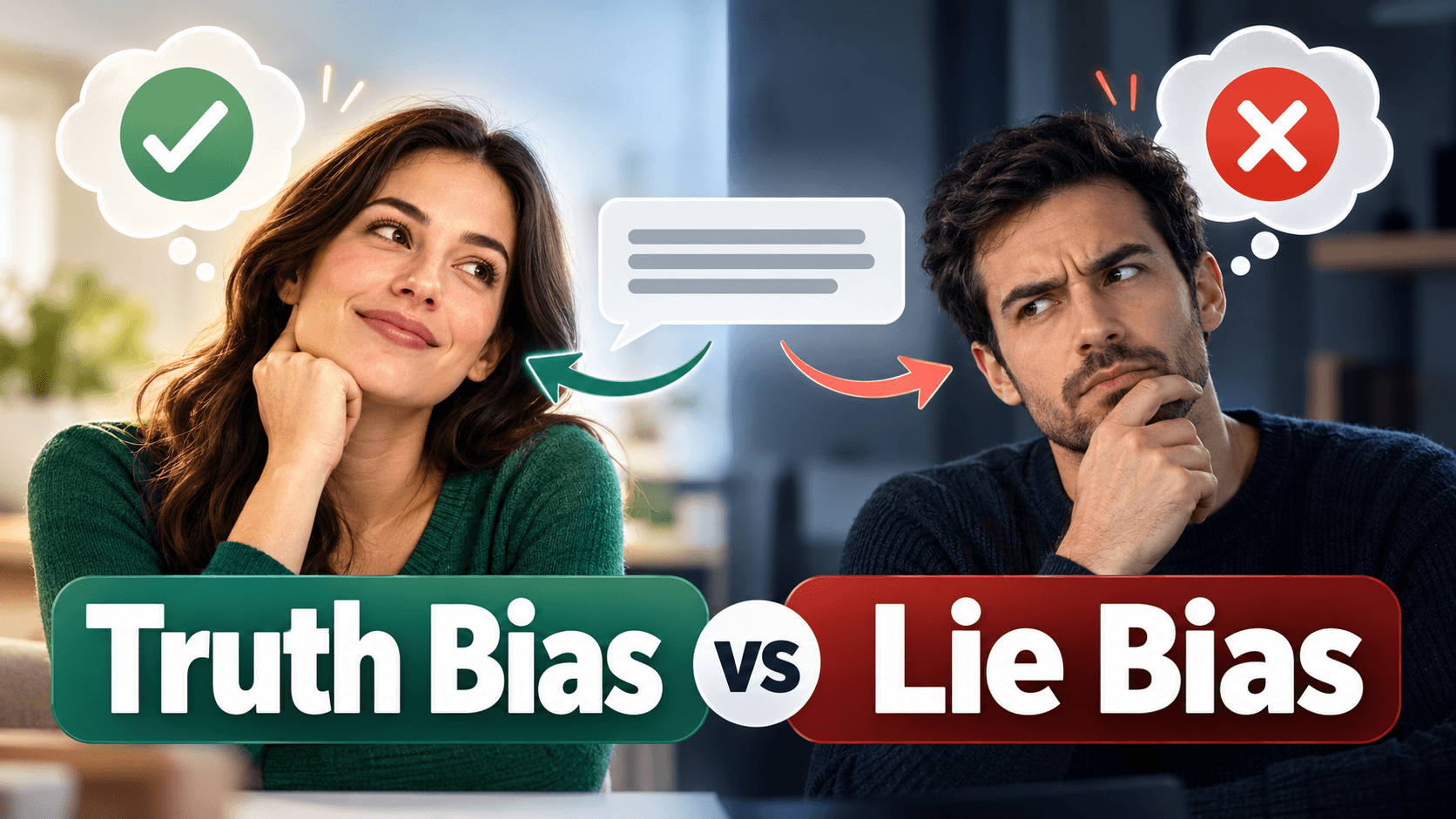 Truth Bias vs Lie Bias: Why We Lean Toward Believing or Doubting thumbnail