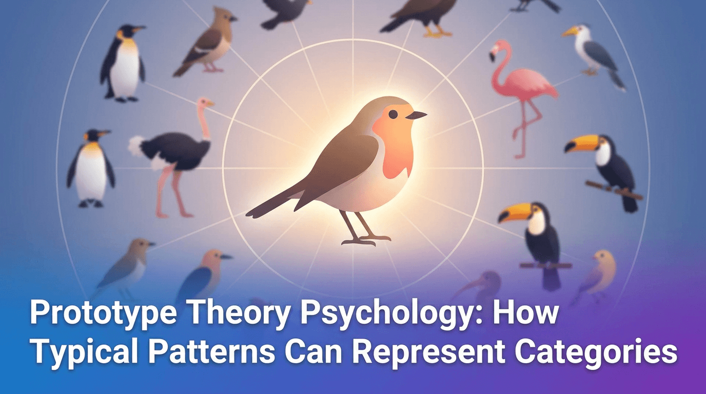 Prototype Theory Psychology: How Typical Patterns Can Represent Categories