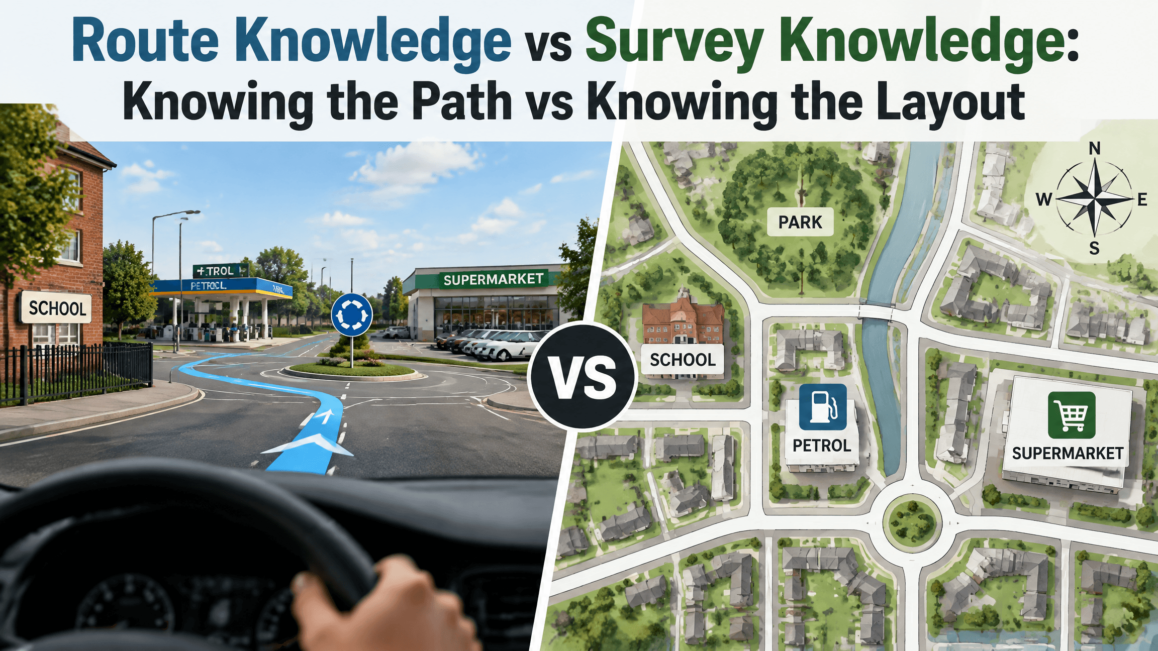 Route Knowledge vs Survey Knowledge: Knowing the Path vs Knowing the Layout thumbnail