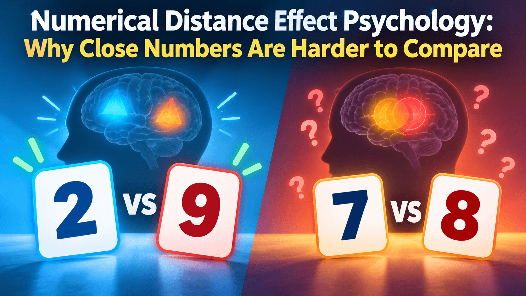 Numerical Distance Effect Psychology: Why Close Numbers Are Harder to Compare