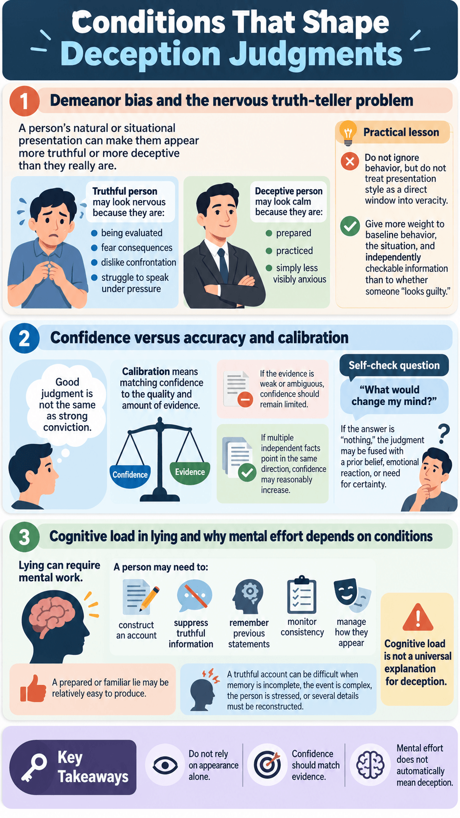 Conditions That Shape Deception Judgments