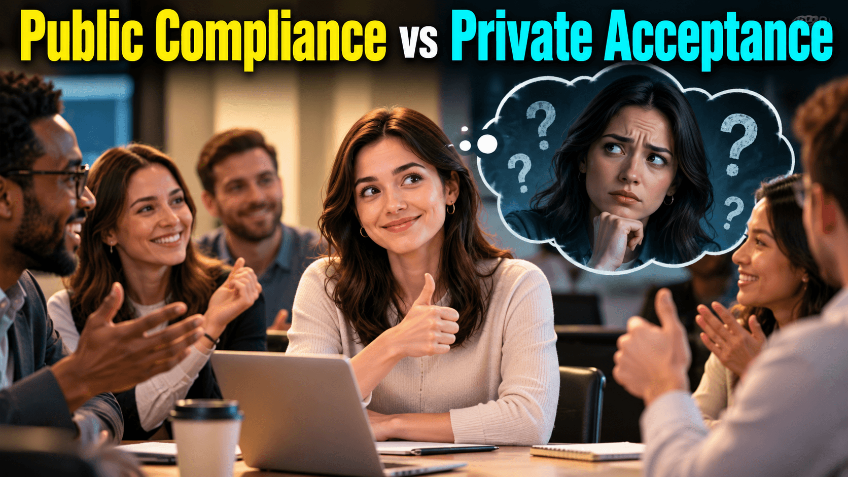 Public Compliance vs Private Acceptance: When Agreement Is Only on the Surface