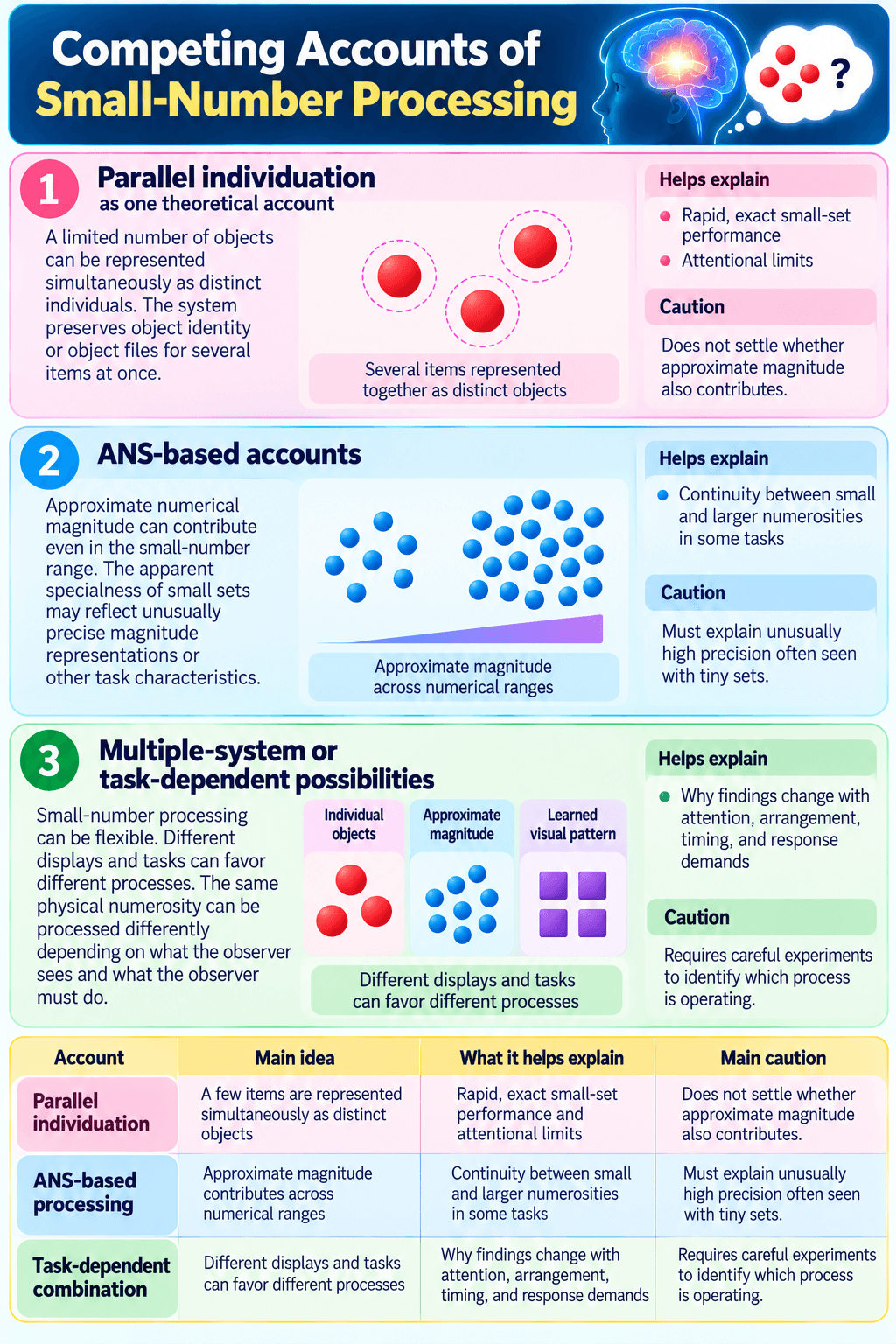 Competing Accounts of Small-Number Processing