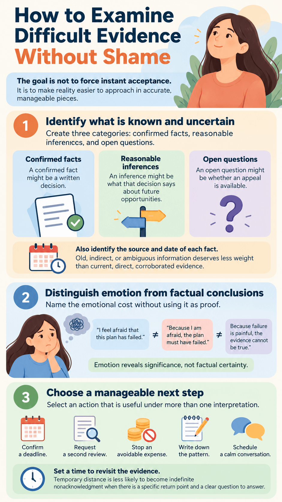 How to Examine Difficult Evidence Without Shame