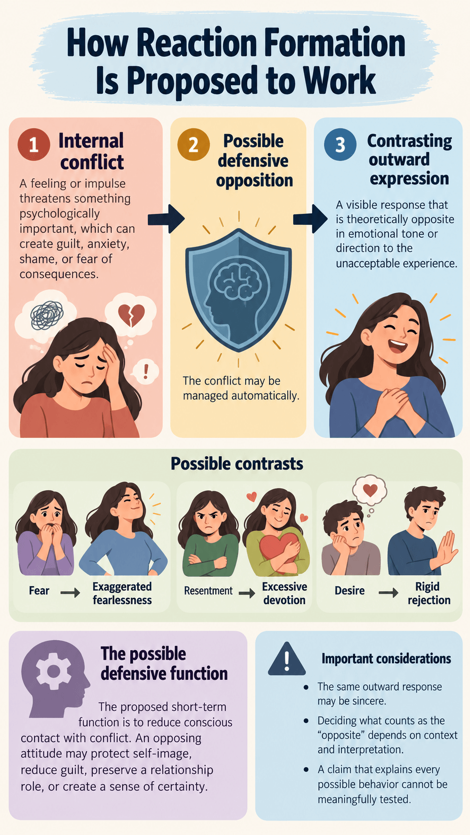 How Reaction Formation Is Proposed to Work