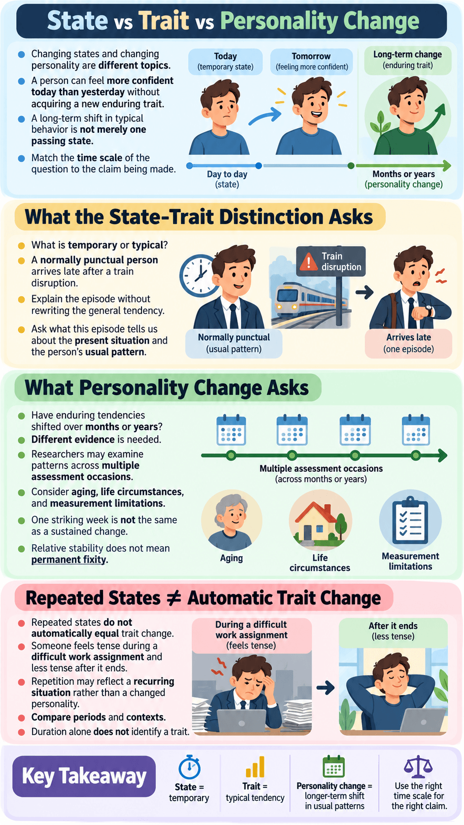 State vs Trait vs Personality Change