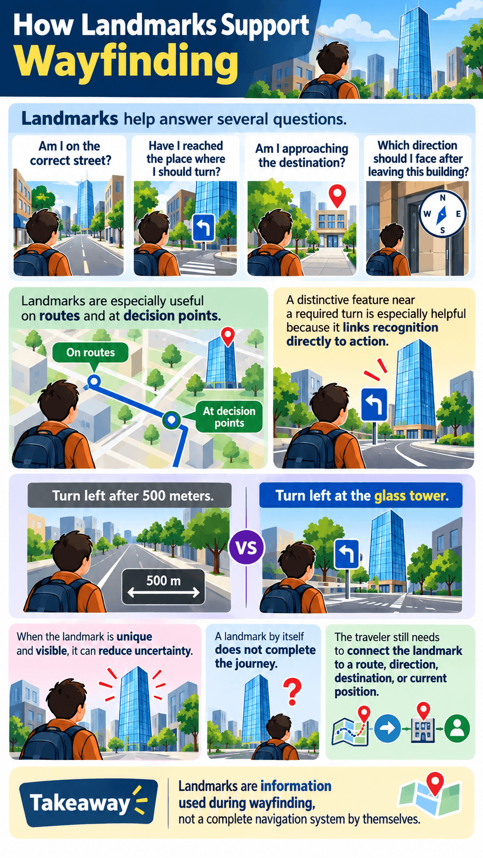 How Landmarks Support Wayfinding