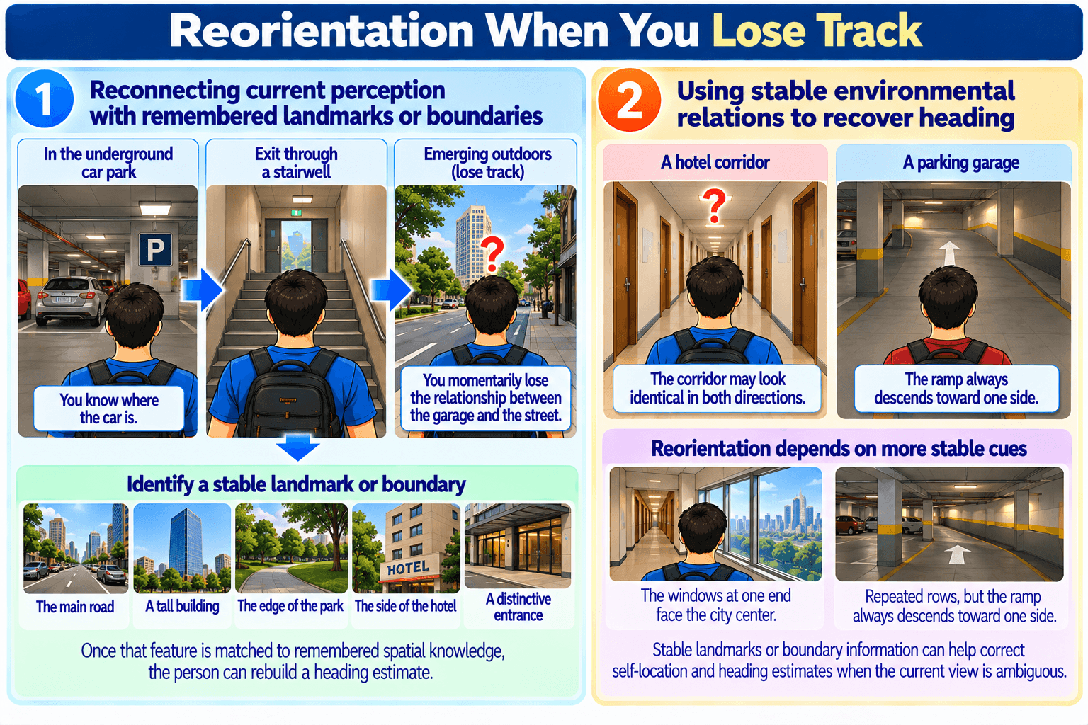 Reorientation When You Lose Track