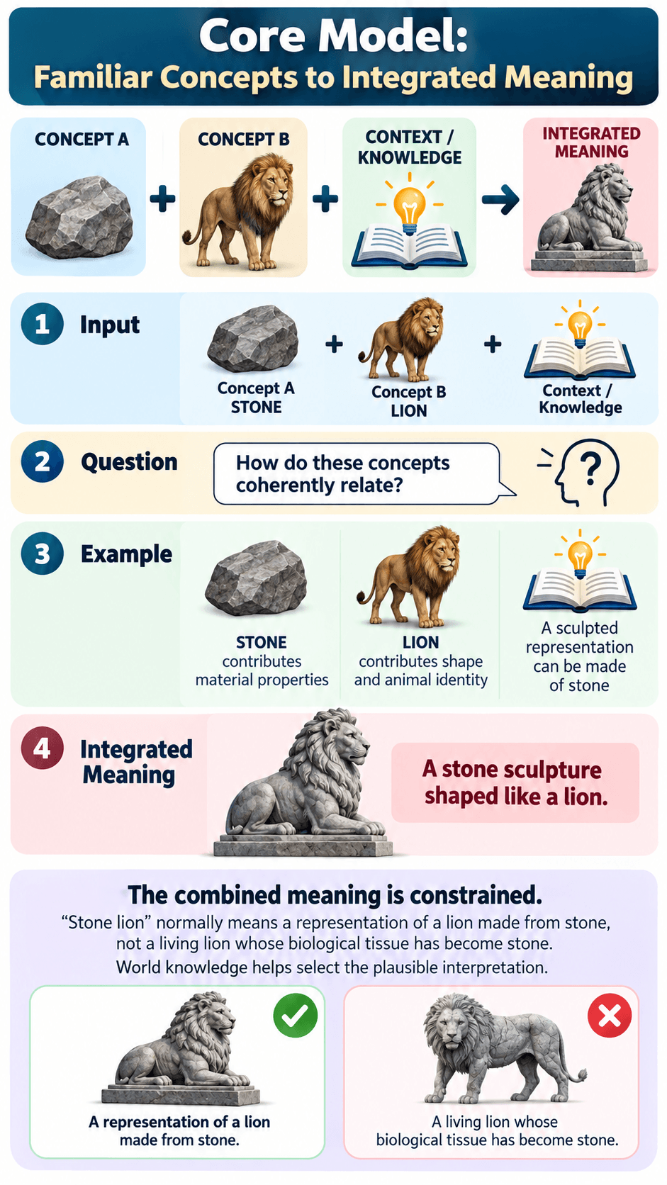 Core Model: Familiar Concepts to Integrated Meaning